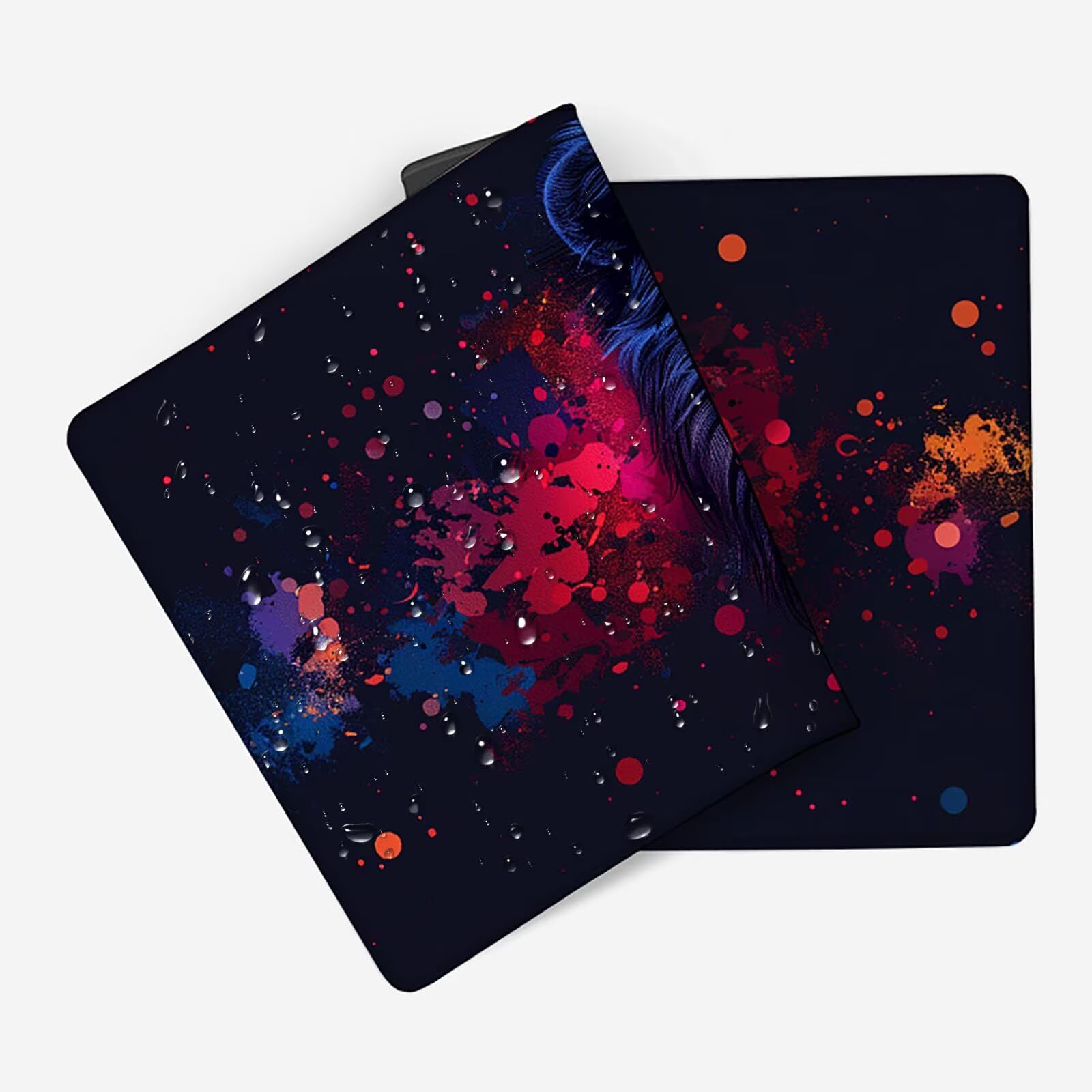 Animale Tappetino Mouse Gaming xxl 1000 x 500 mm, Tappetino Scrivania Rosso Con Bordi Cuciti, Presa Stabile su Superfici Lisce, Impermeabile Antiscivolo Mouse Pad per Gaming Accessori Regalo c2-191