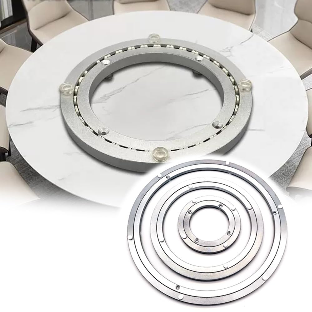 HCZION Giradischi Cuscinetti Silenzioso Giradischi Cuscinetti Base Piatto Rotante per Tavolo da Pranzo Rotonda Base Girevole Heavy Duty per Ristorante Decorazioni (Size : 80cm/32inch)