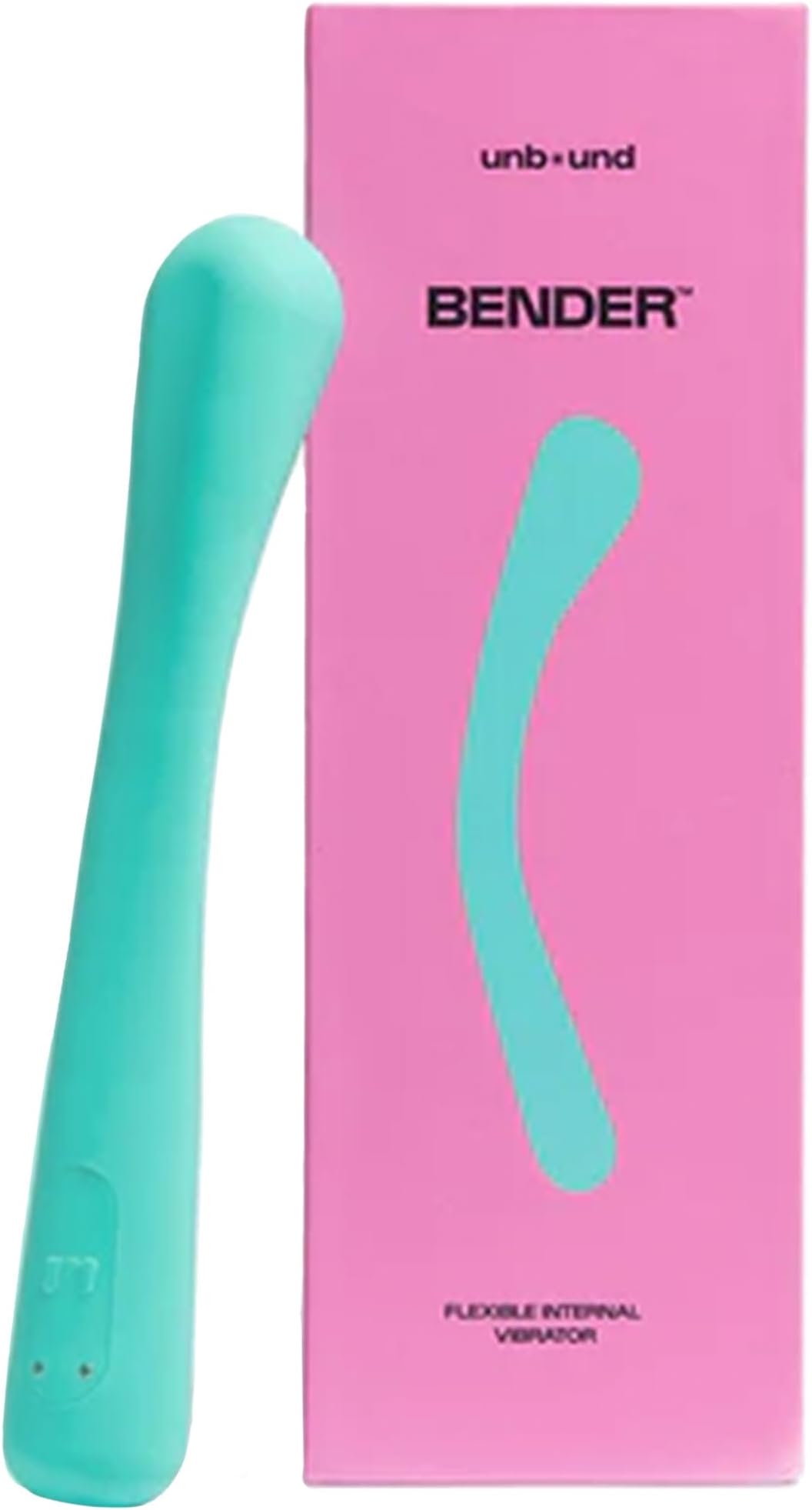 Unbound Bender: Flexible, Portable, Rechargeable, Waterproof Massager, Mint