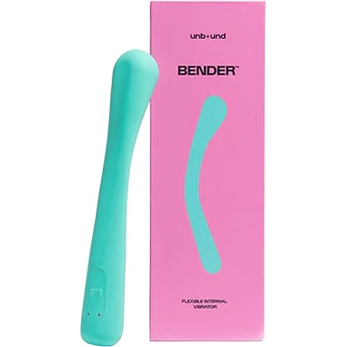 Unbound Bender: Flexible, Portable, Rechargeable, Waterproof Massager, Mint