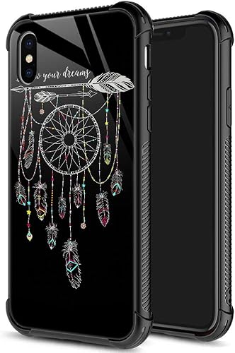 Miniatura 45 de funda para iPhone X/XS, vidrio templado 9H, diseños para niñas y mujeres, de silicona suave TPU, resistente a los golpes, de 5.8 pulgadas, Girasoles
