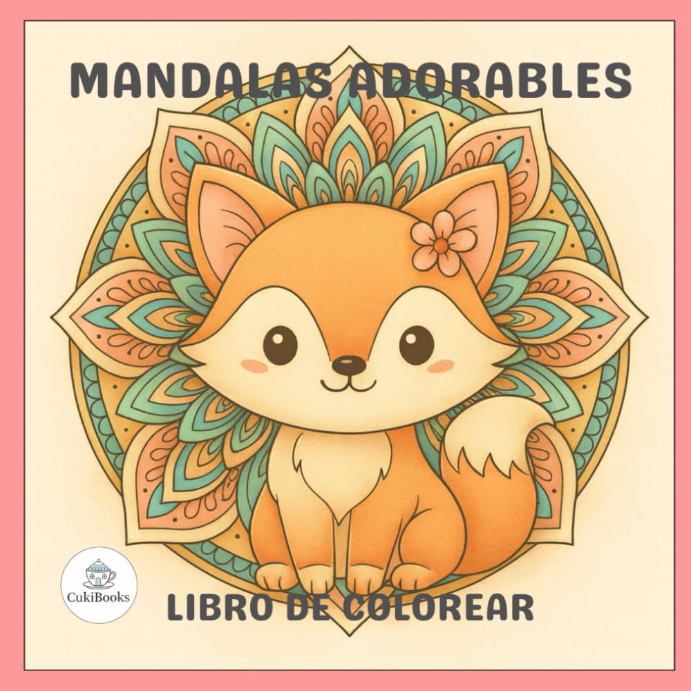 MANDALAS ADORABLES: LIBRO DE COLOREAR