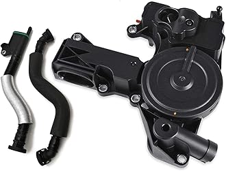 PCV Valve Engine Crankcase Vent Oil Separator Breather Hose Kit fit for Audi A3 A4 A5 Q5 TT VW Beetle CC Jetta Passat Tiguan 1.8 2.0TSI Replace 06H103495AB, 06H103495AH, 06H103495B