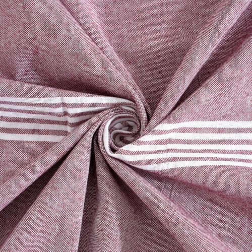 Image of Handmade Double Bedsheet 210 TC | Without Pillow Cover | Handloom Cotton Bedsheets for Double Bed | Double Bedsheet for Summer (Size 90X100 Inches, 7.5 x 8.3 Feet (Rose Ebony, King Size)