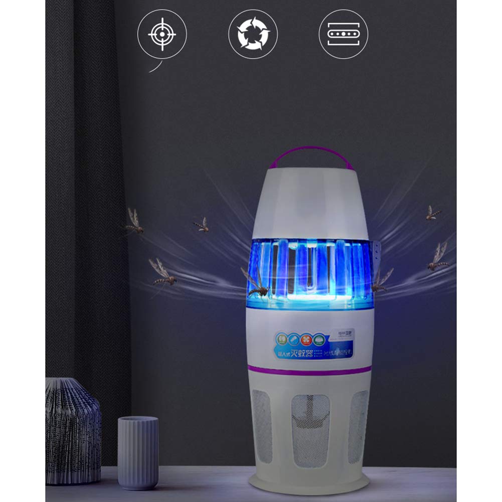 XRX Choque Eléctrico del Enchufe del Asesino del Mosquito del Hogar Repelente Automático del Mosquito del Bebé De La Descarga Eléctrica White