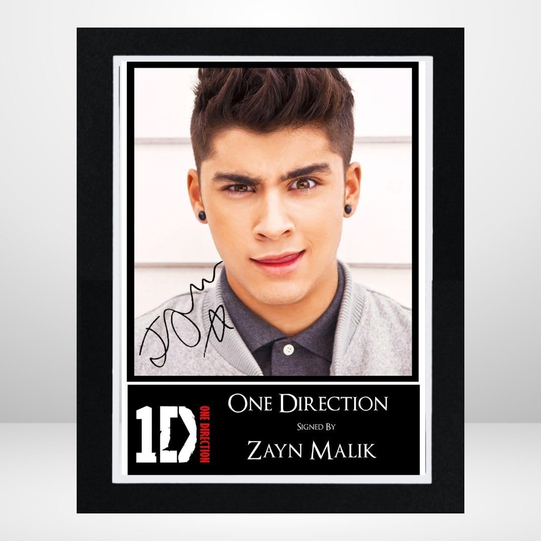One Direction - Zayn Malik Signed Autograph Photo Print Poster