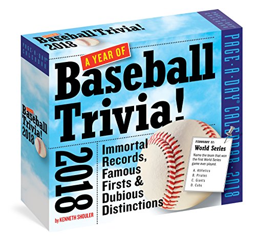 A Year of Baseball Trivia! Page-A-Day Calendar 2018