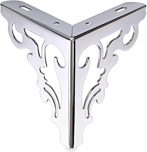 Miniatura 2 de OwnMy 4 patas de metal para muebles, patas modernas para sofá para reparación y restauración de tocador, armario, mesa de té, estantes de encimera,