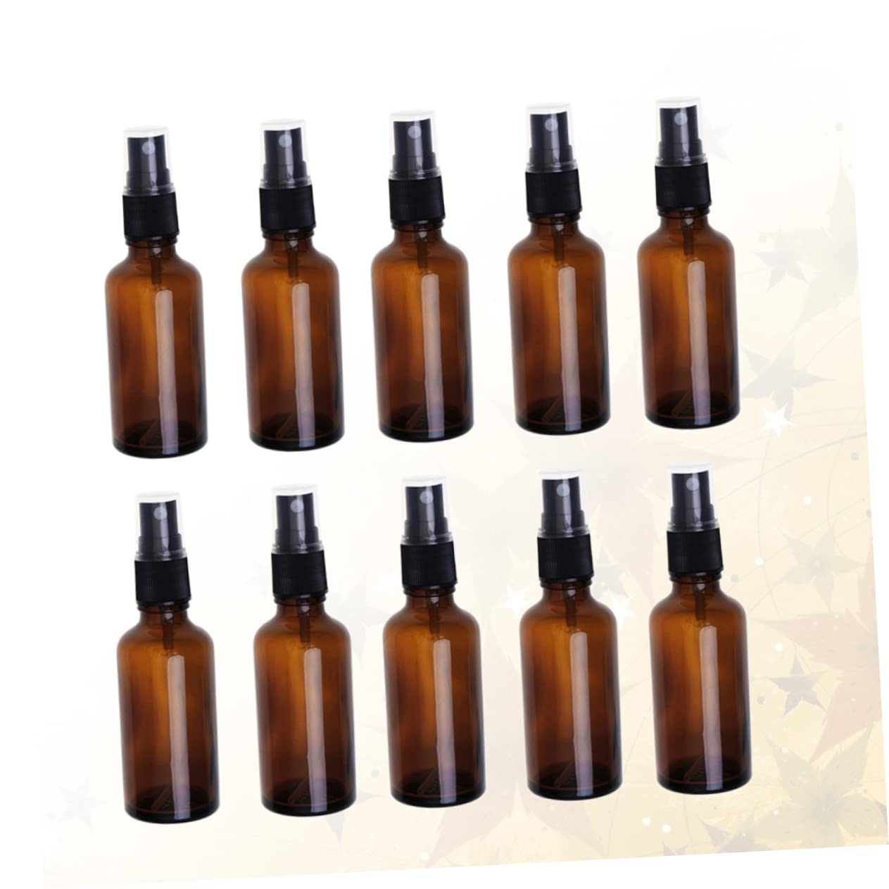 FOMIYES 20pezzi Flacone Spray Vuoto Vetro Marrone Flacone Cosmetico da Viaggio Portatile per Profumi Oli Essenziali e Altri Articoli