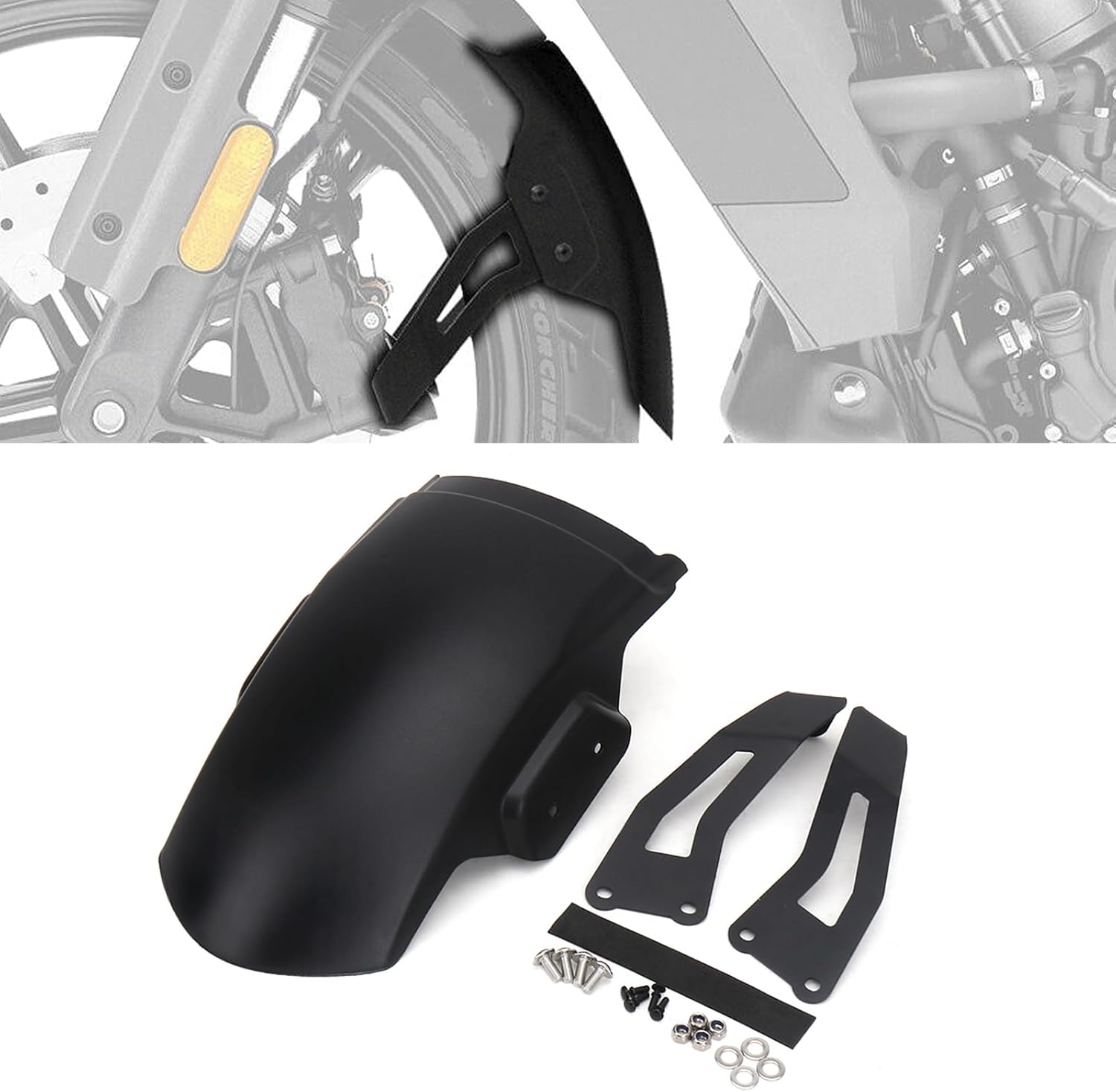 Front Fender Extension Kit Fits for Pan America 1250/1250 Special 2021-2024 Motorcycle Mudguard ABS Tire Cover