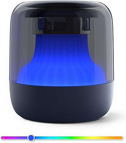 Babelio Pocket Glow - Máquina de sonido de ruido blanco, mejorada con luz nocturna, 20 sonidos sin bucle, temporizador y función de memoria, tamaño