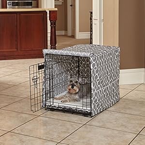 MidWest Homes for Pets Dog Crate Cover, Privacy Dog Crate Cover Fits MidWest Dog Crates, Machine Wash & Dry 30-Inch
