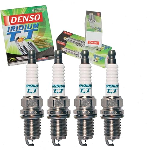 4 bujías DENSO Iridium TT compatibles con Honda Accord 2.2L 2.4L L4 1996-2007