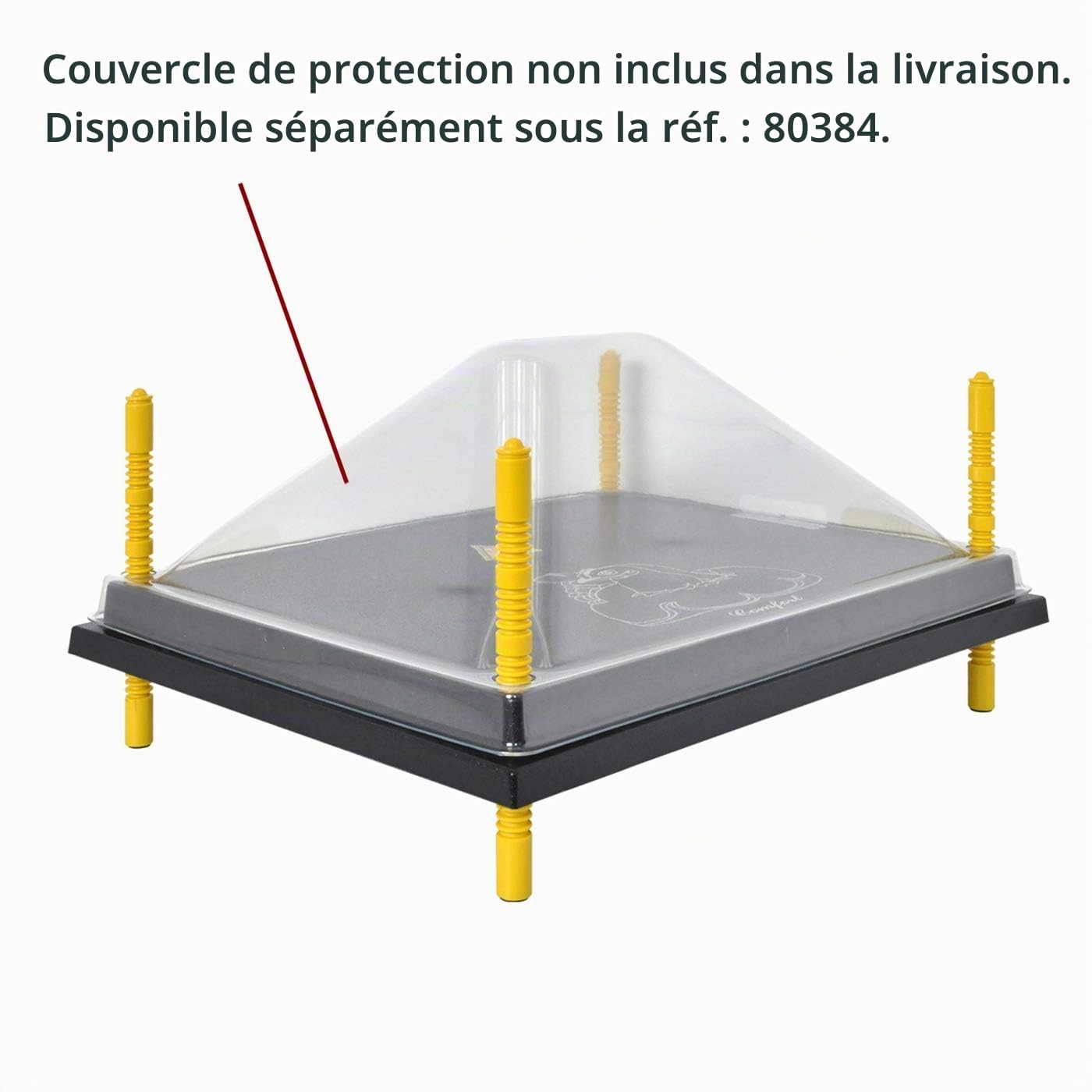 VOSS.farming Plaque chauffante pour Poussins Comfort 40 x 50 cm, 46 Watts
