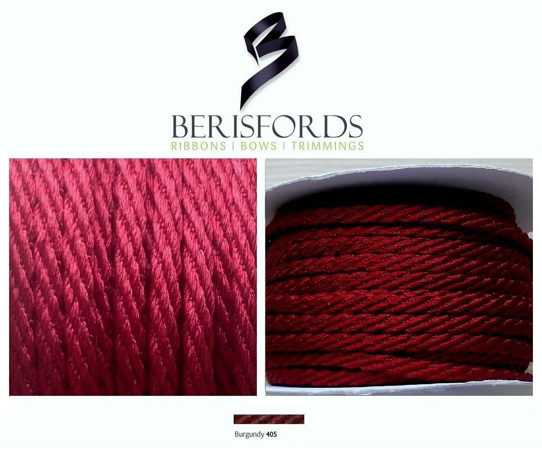 Berisfords Burgundy 5 Mm X 20 M Barley Twist Rope