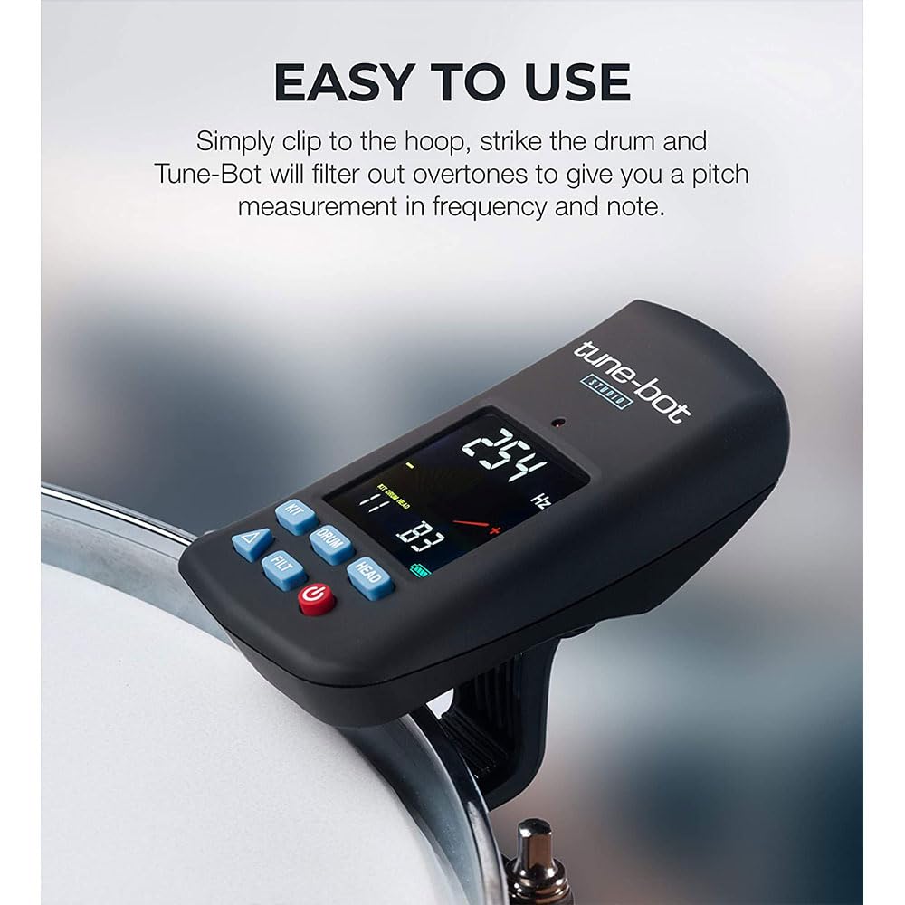 Amazon.com: Tune-Bot Studio TBS-001 Digital Drum Tuner - Clip-On