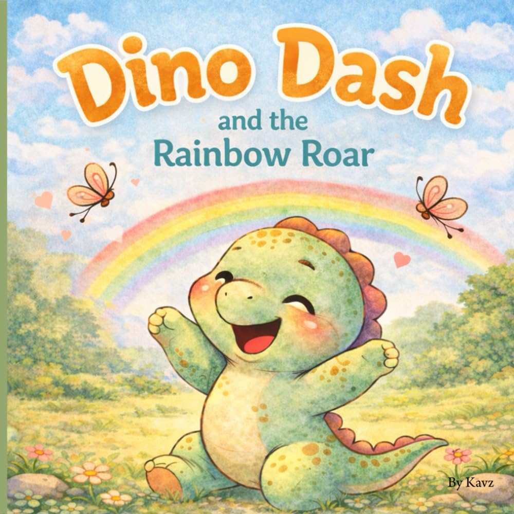 Dino Dash and the Rainbow Roar: A Cute Dinosaur Story About Friendship, Confidence, and Big Feelings — For Kids Ages 3–8