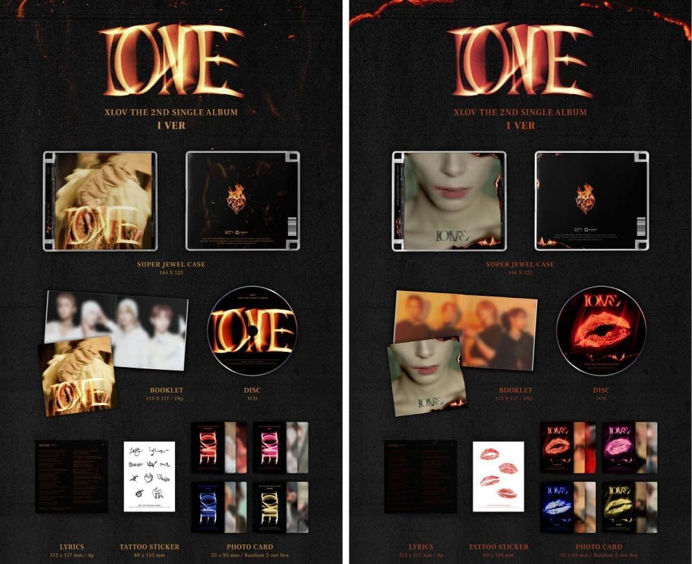 XLOV - 2nd Single Album I ONE (2 ver. SET)