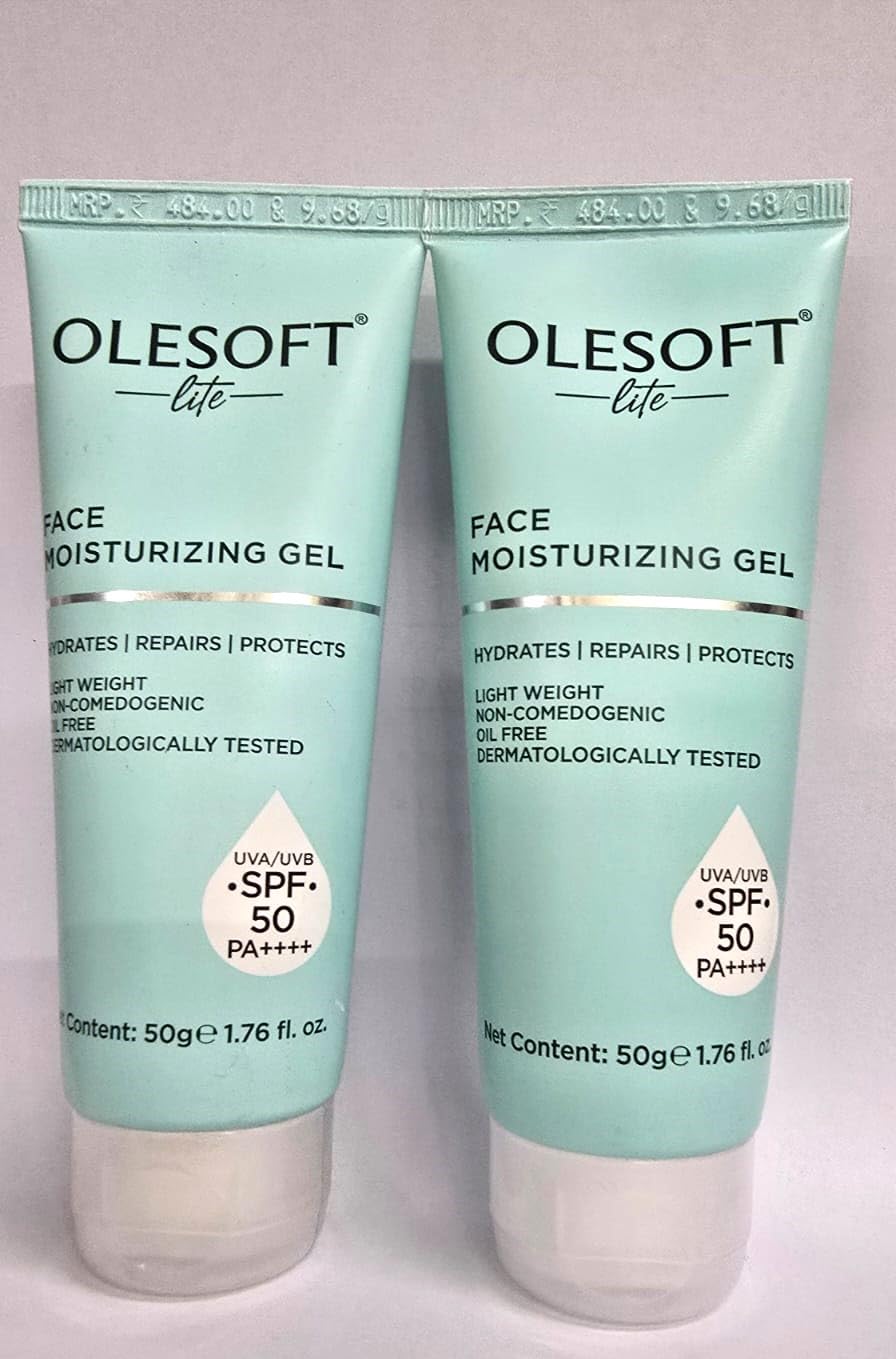 LITE Face Moisturizing Gel | PACK OF 2 | SPF 50 PA ++++ | UVA/UVB