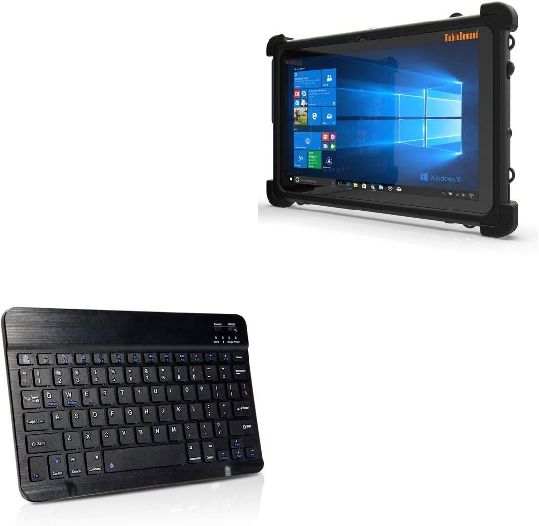 BoxWave Keyboard Compatible with MobileDemand xTablet Flex 10B SlimKeys Bluetooth
