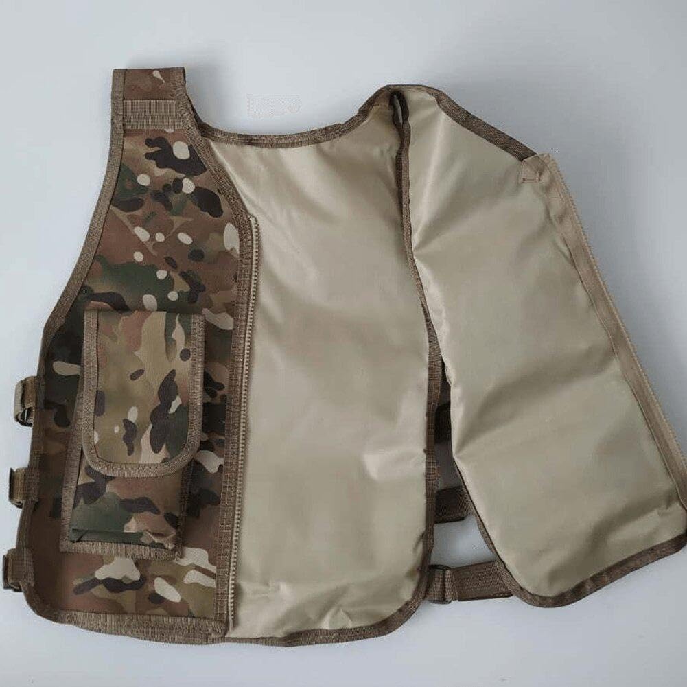 Bambini Sport Giubbotto Mimetico Multi-Tasca