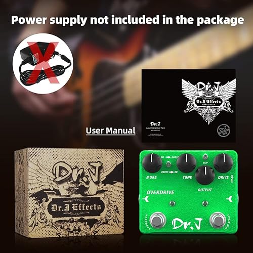 Miniatura 88 de JOYO Pedal de efecto de masa de distorsión desde sonidos británicos clásicos británicos hasta tonos modernos de alta ganancia para guitarra
