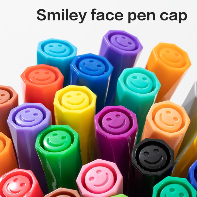 Image of deli EC155-12 Washable Marker | Quick-Drying, Smudge-Free Ink (12 Shades)