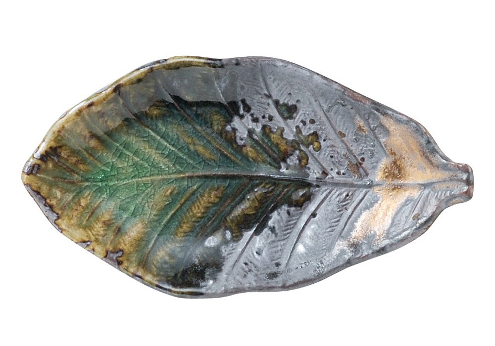 Iga Kinsei Lake Rectangular Ceramic Plate