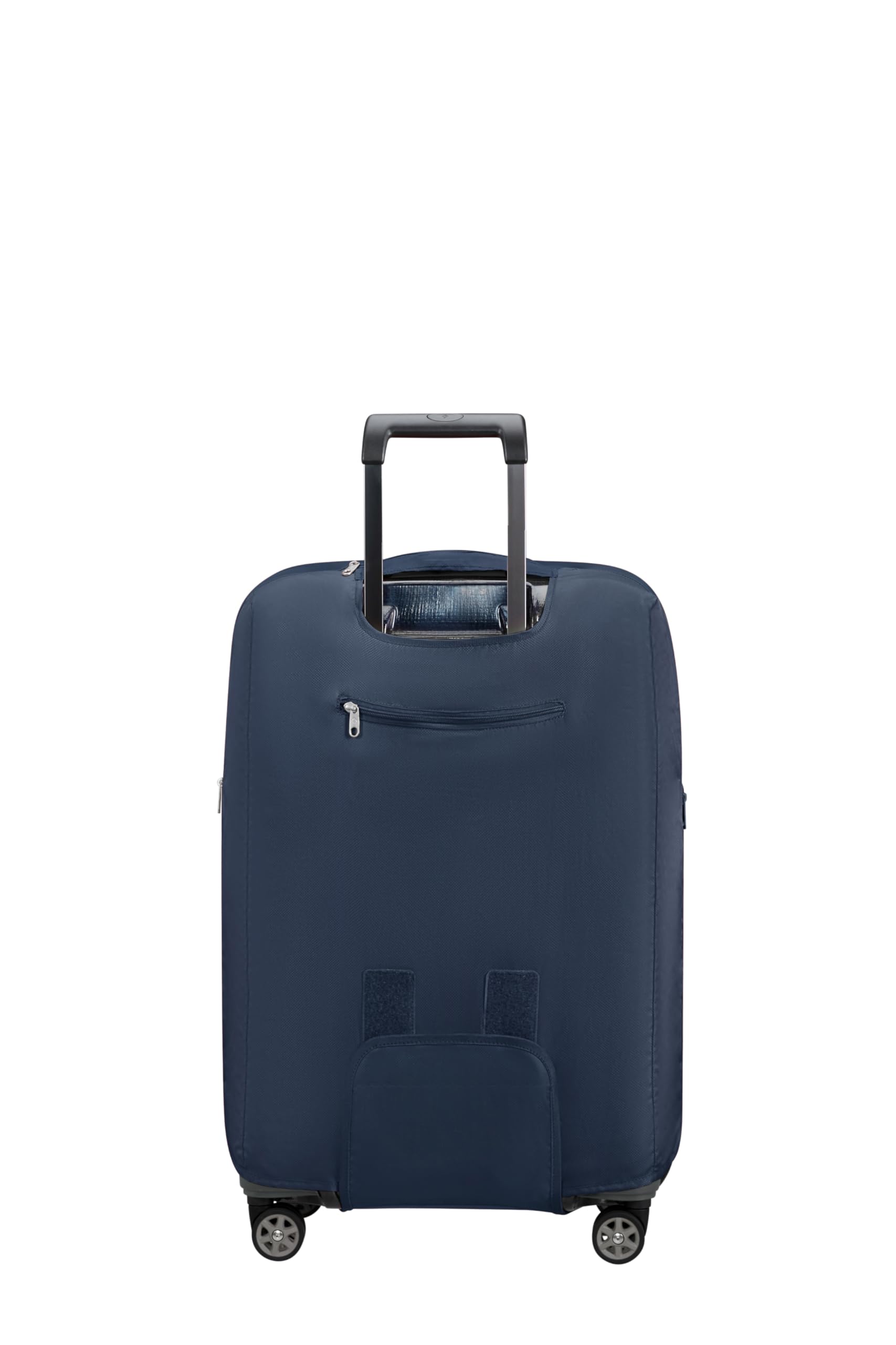 Samsonite TA Revolution - Funda Protectora Plegable para Maleta Talla M, Funda Apta para 66–69 cm, Protección de Maleta, con Detalle Reflectante, Azul (Midnight Blue)