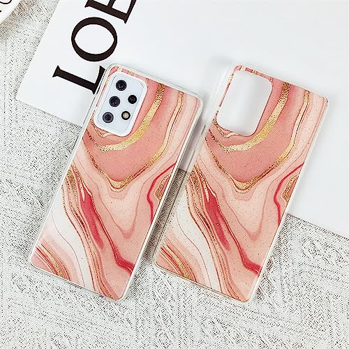 Coque de luxe pour Samsung S23 texture marbre pailleté premium - 2