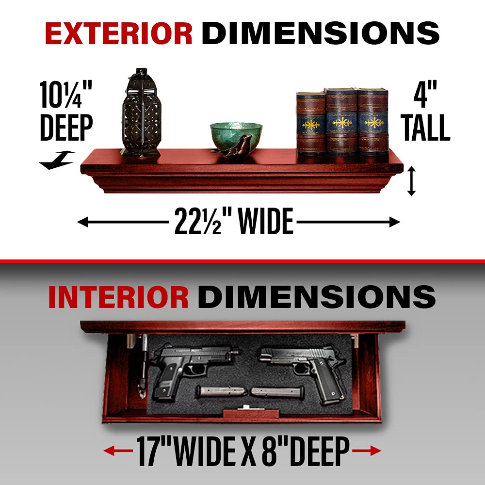 Tactical Traps Patriot 35S Compact Gun Shelf with Trap Door Compact