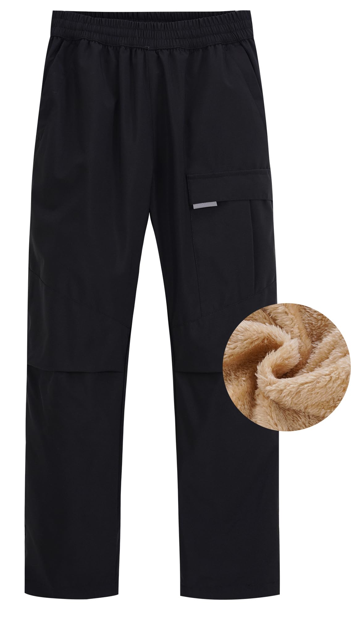 Happy Cherry Pantalons imperméables Enfant Pantalon Randonnée Fille Garçons Thermique Étanche Pantalon de Ski Neige Coupe-Vent Hiver 102-170