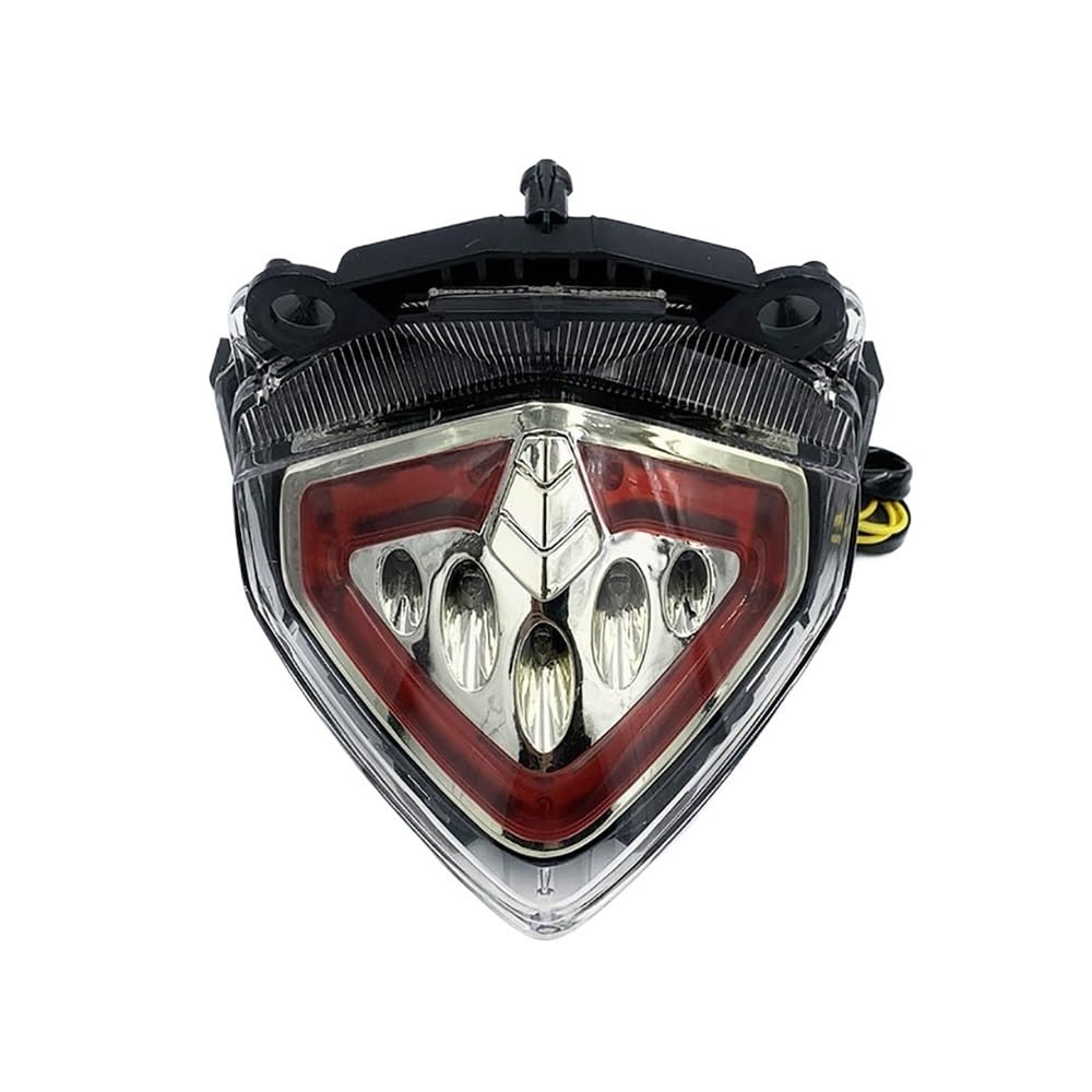 Stop Luce Posteriore Moto Luce di Stop Posteriore A LED, Indicatore di Direzione per CB500F, CBR500R, CB500X, CB400X, CBR400R 2013-2015, 14, Lampada Lampeggiante Integrata per Moto