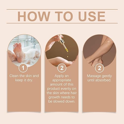 Miniatura 8 de Aceite Cyperus Rotundus, aceite natural de Cyperus Rotundus para depilación, suero esencial de ciprés que reduce el crecimiento del vello corporal,