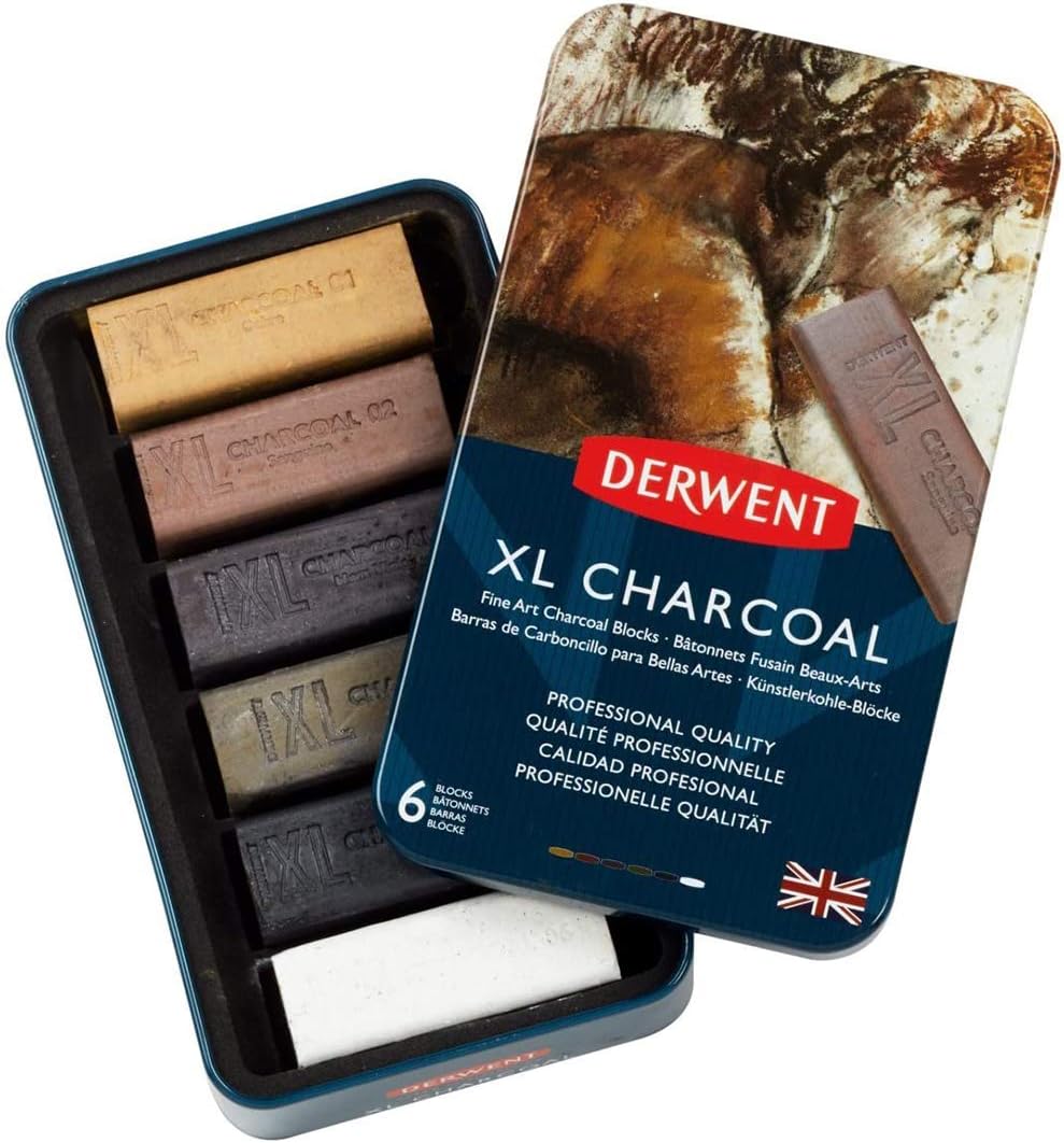 Derwent XL Charcoal Set of 6 : Everything Else