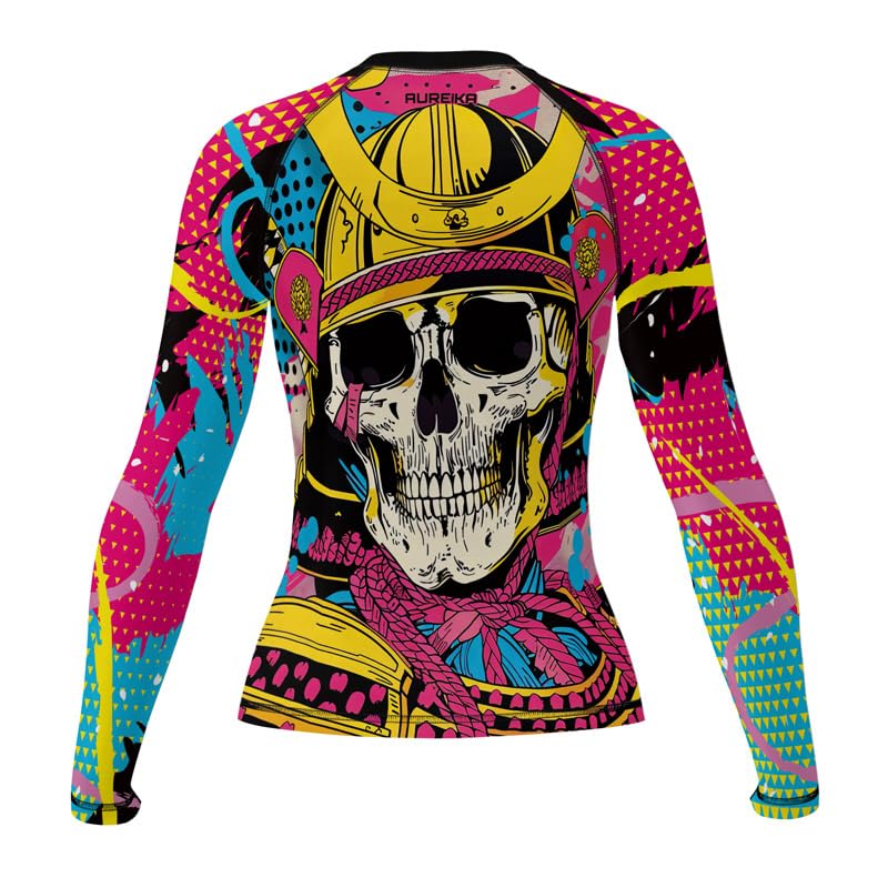 Samurai Women's Long Sleeve Performance Rash Guard – Jiu Jitsu No-Gi BJJ Compression Shirt for MMA3