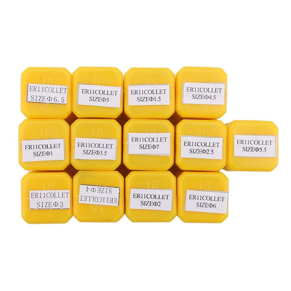 Juego de mandril de fresado ER11 de 1-7mm de precisión, 1 Uds., juego de mandril con resorte for máquina de grabado CNC, mandril de mandril con resorte, torno de fresado(ER11-5MM)