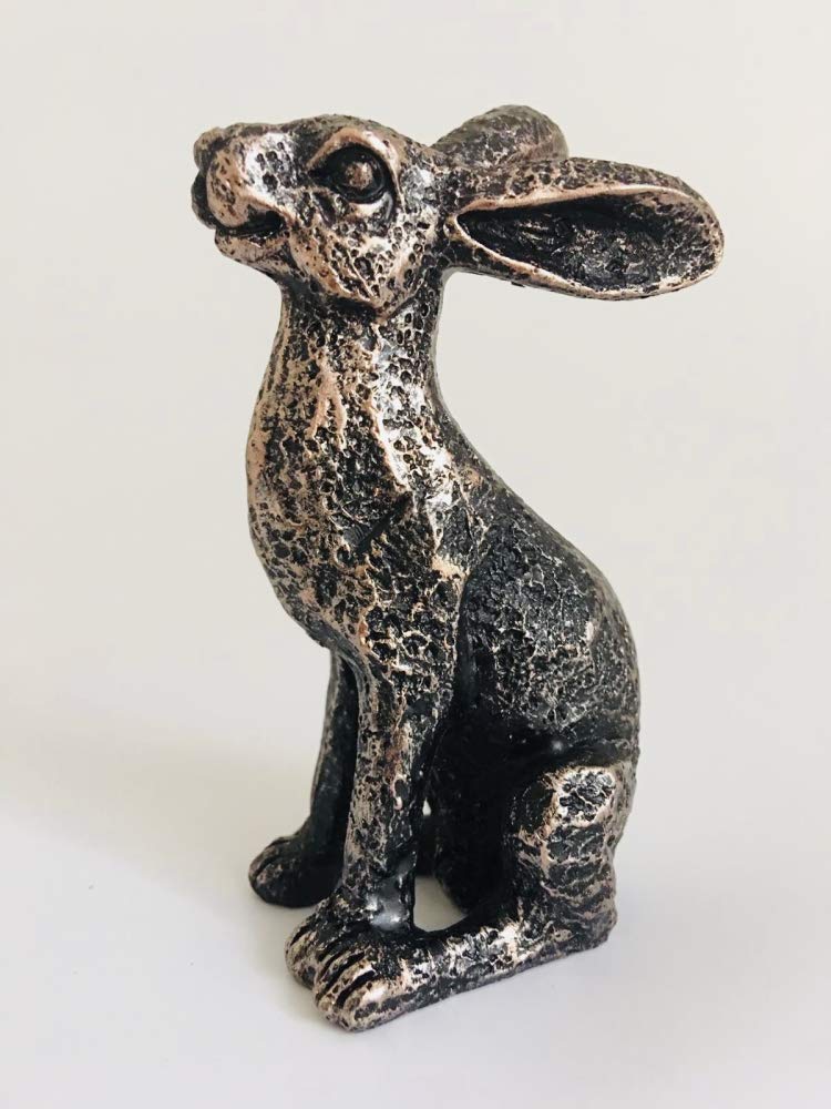 A Bit Quackers Alert Hare - Bronzed Statue - Mini