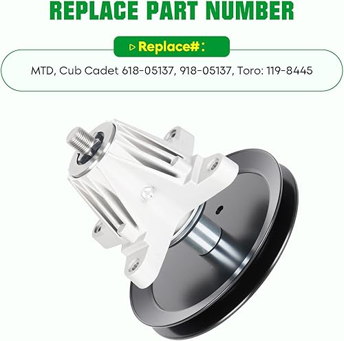Miniatura 3 de 618-05137 Spindle Assembly 918-05137 119-8445 Fit for Cub Cadet/MTD 54 inch Deck Z6600 RZT-L54KH RZT-L54KW RZT-S54,Fit for Toro 42" LX423 LX427 (3