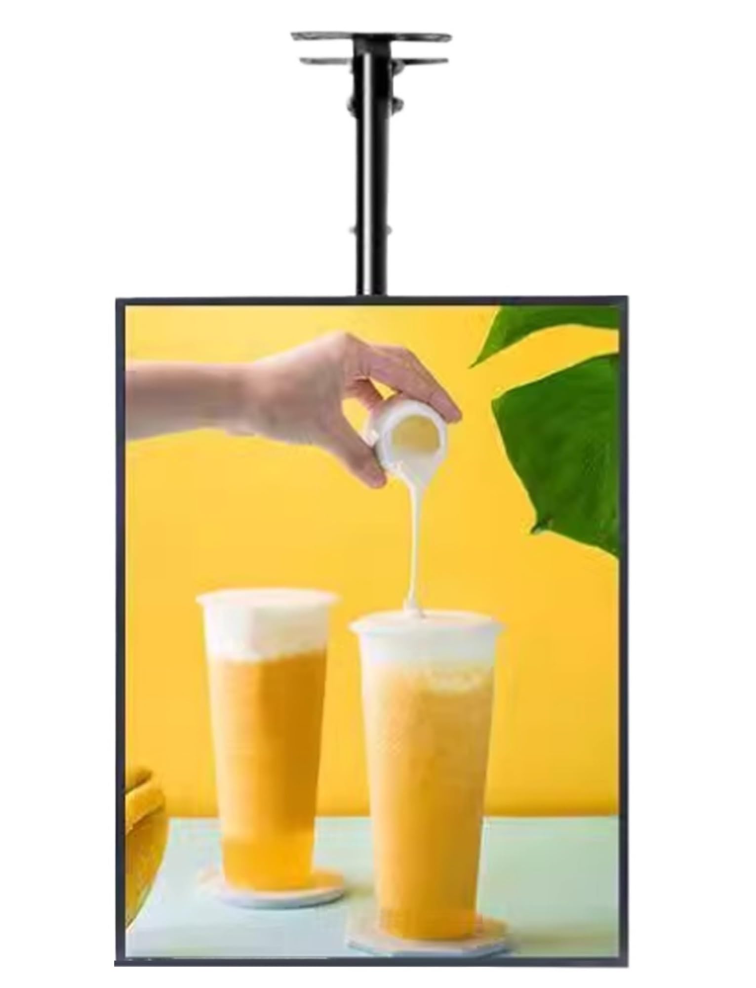 Pantalla de exhibición de carteles iluminada, caja de luz LED ultradelgada con marco a presión, tablero de menú con retroiluminación LED, cajas de luz LED for publicidad, for supermercados, centros co