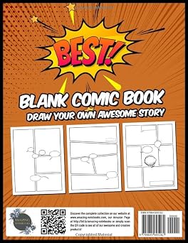Blank Comic Book - Draw your own awesome story: Large variety of templates | Blank Comic for Kids