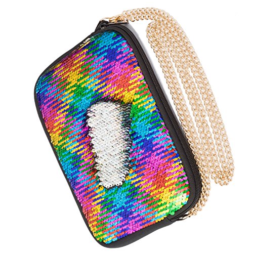 Clutch Purses for Women Neoprene Crossbody Bag Sequin Bag Detachable Chain Crossbody Wallets4