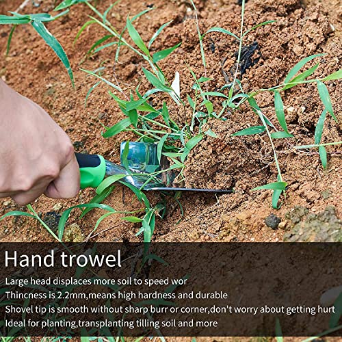Conjunto de ferramentas de jardim, kit de jardinagem resistente de alumínio fundido de 3 peças inclu