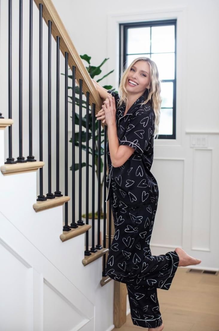 Hello Mello Beauty Sleep Satin Pajama Pants Lounge Pajama Bottoms For Women, Girls - Image 9