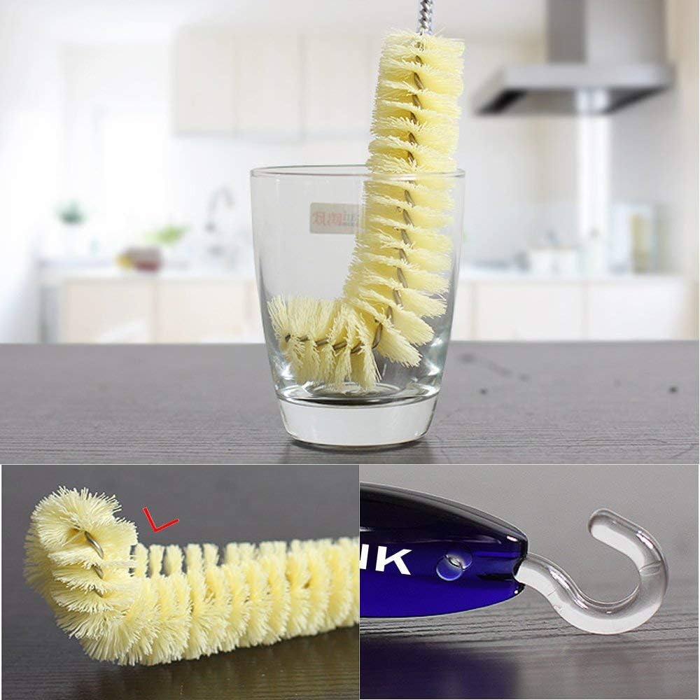 Best Deal ALINK Water Bottle Cleaning Brush, Long Angled Design with Hook Exclusive Discount 70% Price ALINK Water Bottle Cleaning Brush, Long Angled Design with Hook