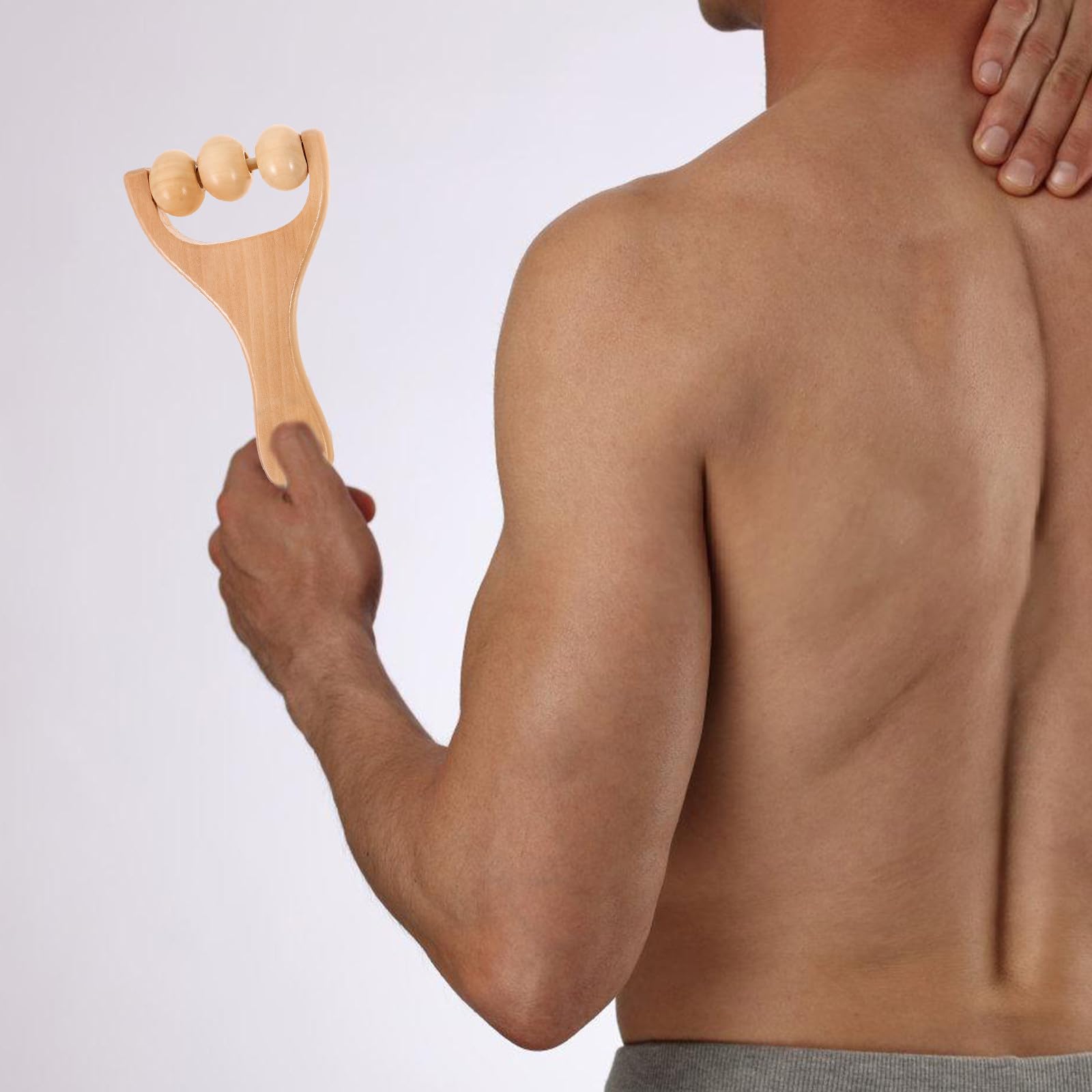 ifundom Massageroller Holz 3 Stück für Fuß Gesichts und Ganzkörpermassage Ergonomisch Geformt Glattes Fsc Holz Handlich für Zuhause und Reise