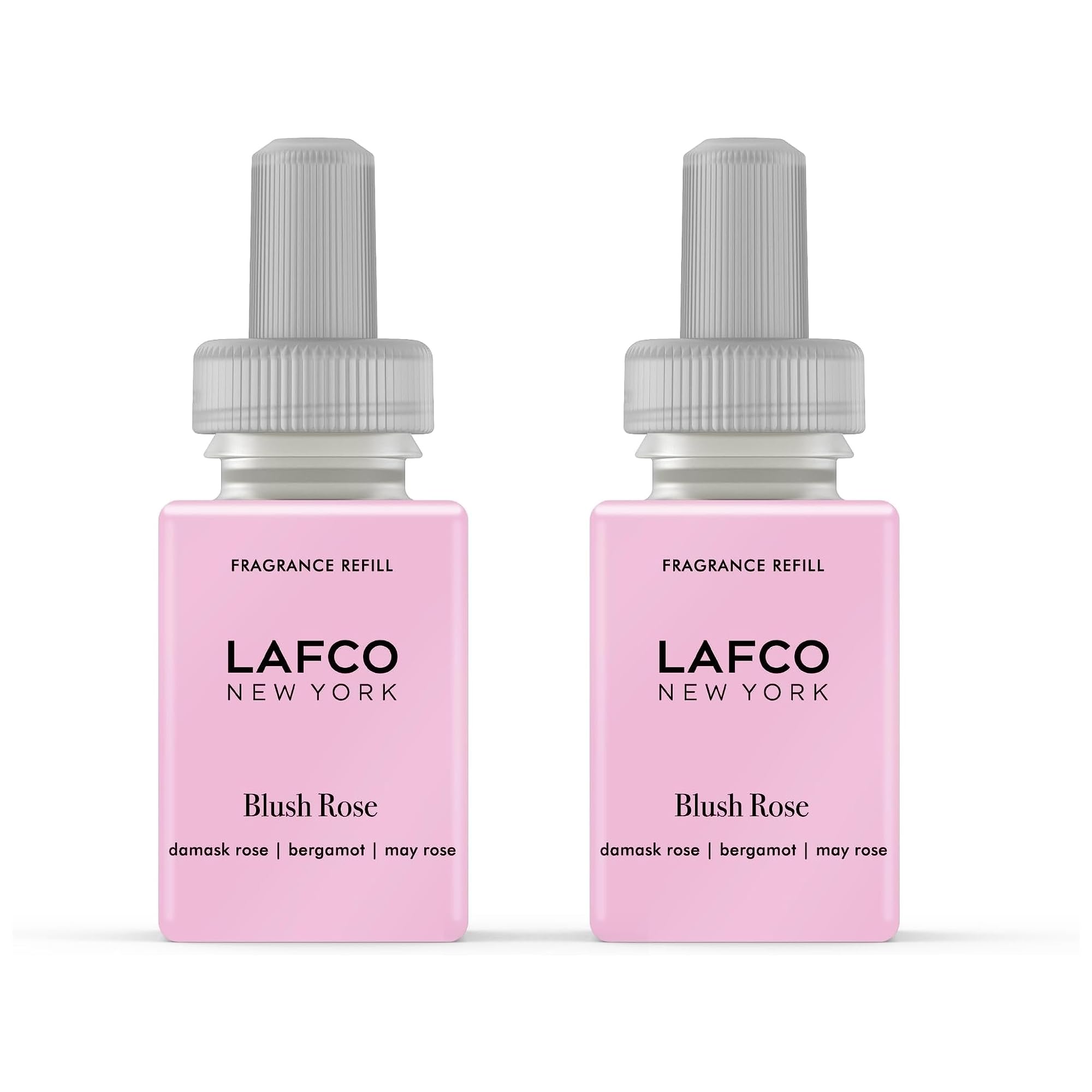 LafcoNew York Pura Smart Device Refill, Blush Rose - Pack of 2 - Vial Delivers Up to 2 Weeks of Fragrance Life - Made in the USA