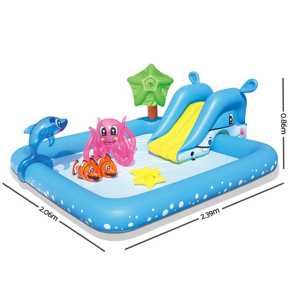 Bestway Fantastic Aquarium Play Pool Basen Dmuchany, 239 x 206 x 86 cm