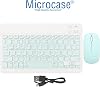 Microcase Xiaomi Pad 7 / Pad 7 pro 11.2 inch Macbook Case for Tablet + Turkish Bluetooth Keyboard + Mouse + Tablet Stand Green AL5162