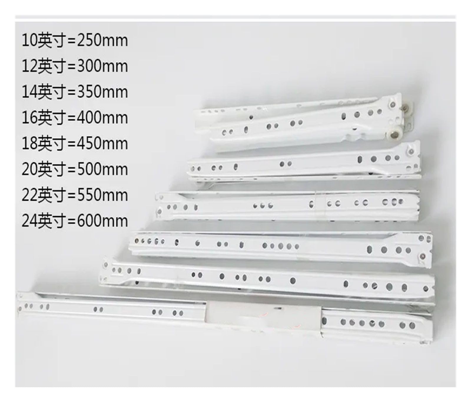 Drawer Track Slides Two Cabinet Rails Thickening Computer